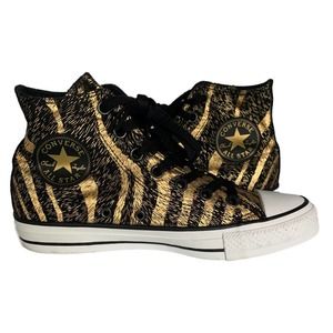 Converse Chuck Taylor Limited Edition High Top Gold Black Tiger 544865F W US 7